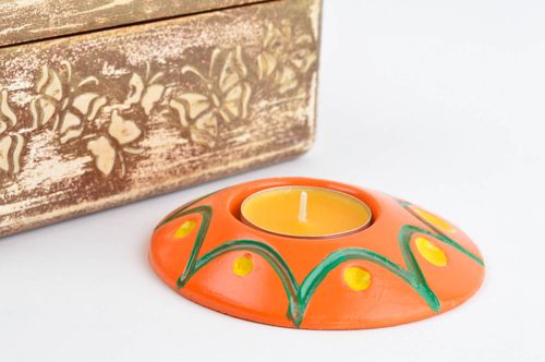Handmade candlestick designer candle holder decorative use only gift ideas - MADEheart.com