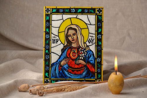 Blessed Virgin Mary icon - MADEheart.com