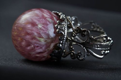 Ring with natural flower - MADEheart.com