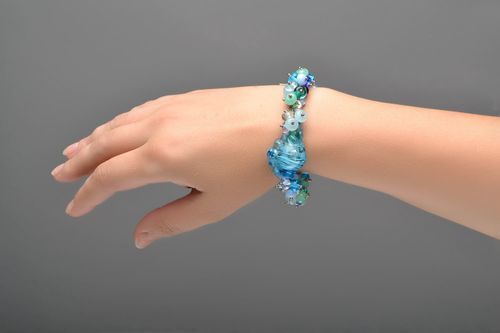 Bracelet made of glass Shell - MADEheart.com