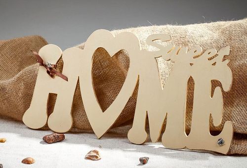 Chipboard lettering for scrapbooking Sweet HOME - MADEheart.com