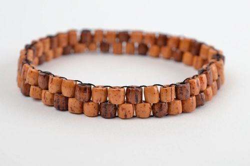 Handmade bracelet wooden jewelry bead bracelet designer aceessories - MADEheart.com