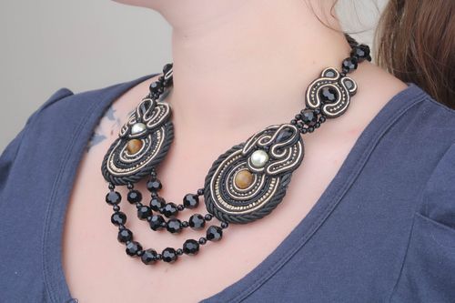 Soutache necklace  - MADEheart.com