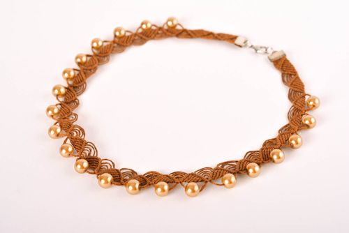 Handmade designer necklace stylish elegant necklace unusual jewelry gift - MADEheart.com