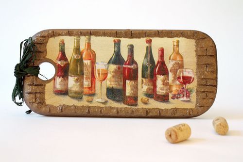 Decorative cutting board In vino veritas - MADEheart.com