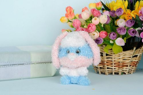 Crocheted toy Hare - MADEheart.com