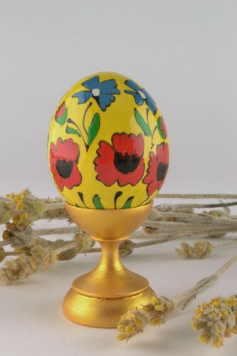 Decorative egg with painting - MADEheart.com