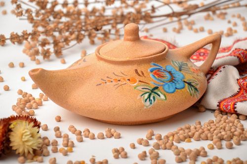 Unusual ceramic teapot - MADEheart.com