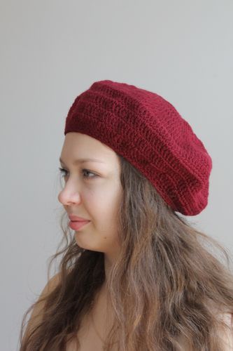 Knitted beret - MADEheart.com