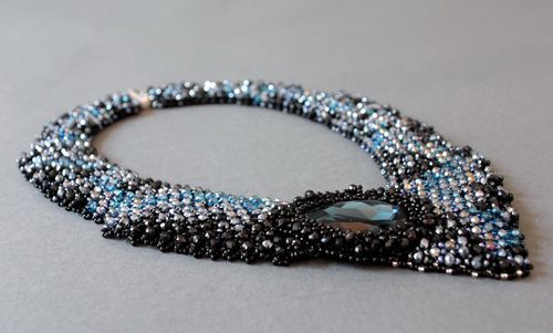 Accessory set made of beads and Czech glass Tales of Scheherazade - MADEheart.com