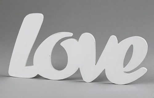Chipboard word for scrapbooking Love - MADEheart.com